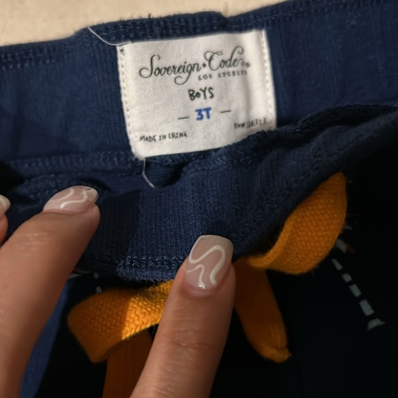 Sovereign Code Toddler Boy's Navy Palm Tree Cotton Size 3T - Picture 2 of 3